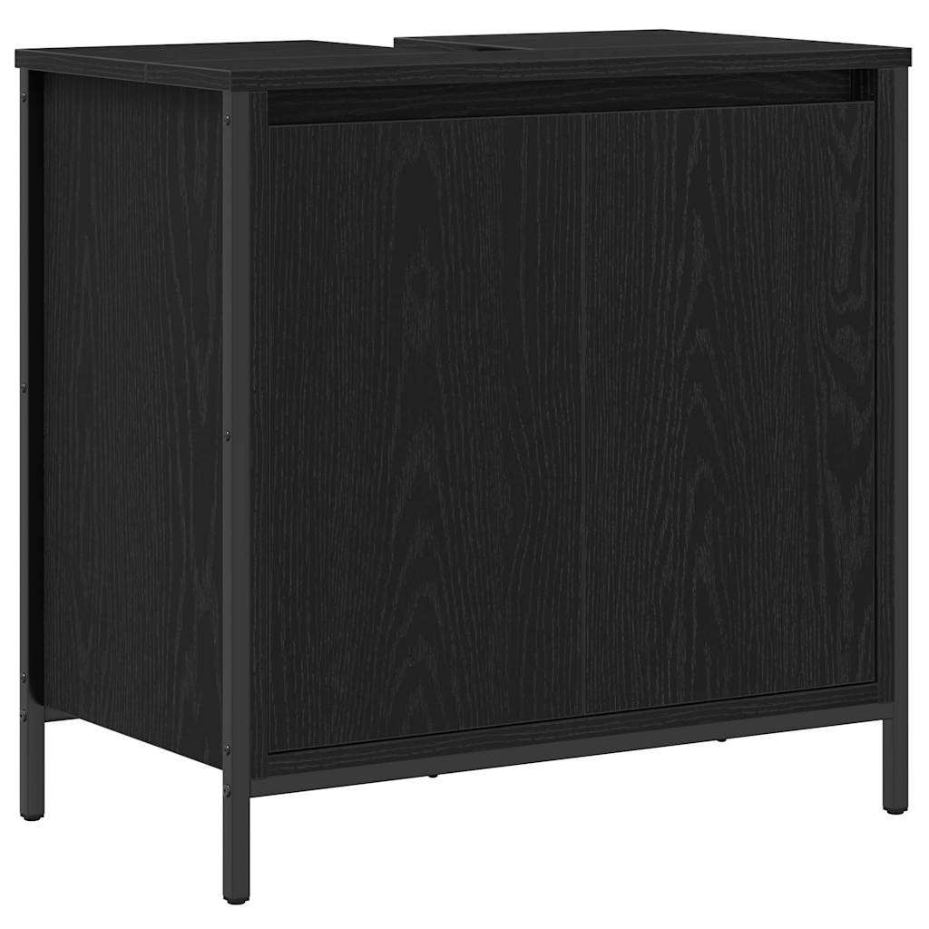Ensemble de mobilier de salle de bain 5 pc Chêne noir - XIOS