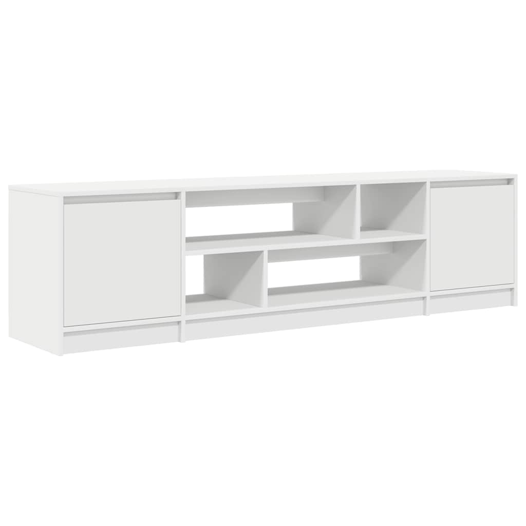 Meuble TV blanc 188,5x41x50 cm bois d'ingénierie Meubles TV vidaXL