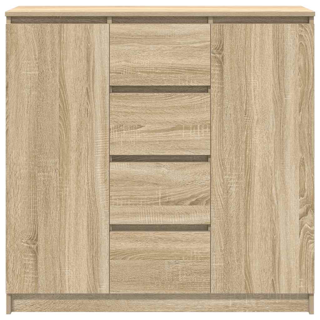 Buffet et tiroirs chêne sonoma 100,5x35x98,5 cm bois ingénierie - XIOS
