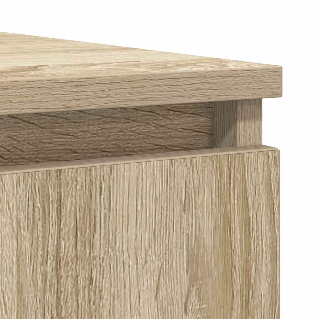 Buffet et tiroirs chêne sonoma 100,5x35x98,5 cm bois ingénierie - XIOS