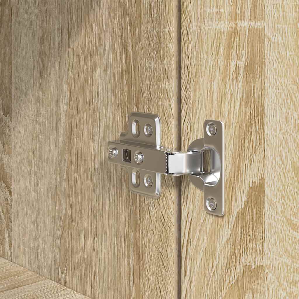 Buffet haut chêne sonoma 50x35x180 cm bois d'ingénierie - XIOS