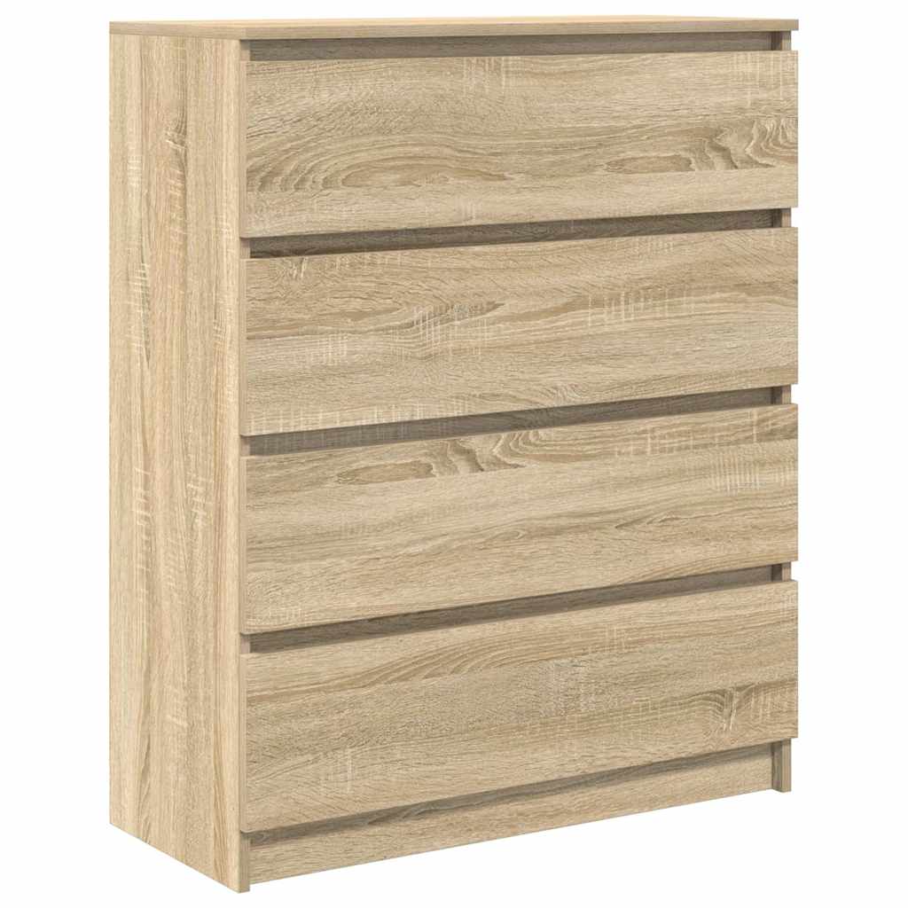Buffet chêne sonoma 80x35x99 cm bois d'ingénierie - XIOS