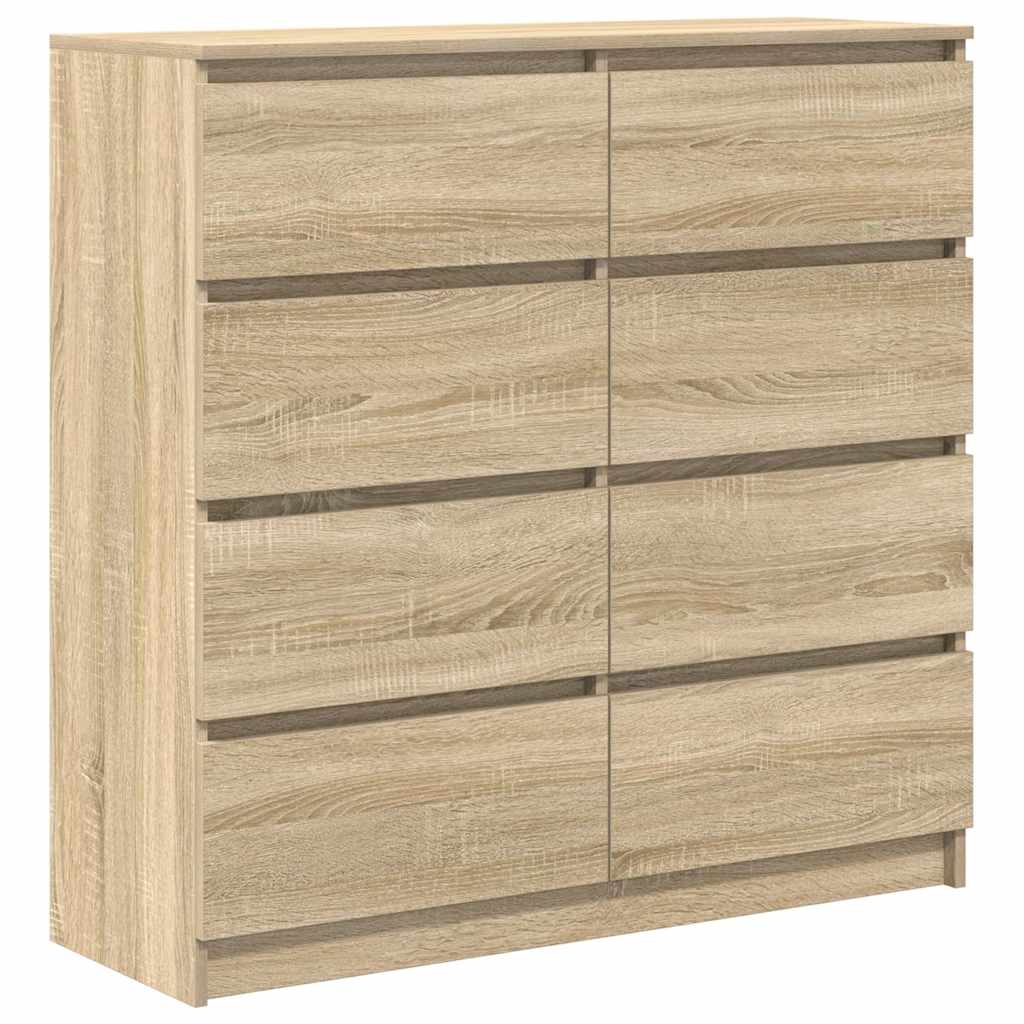 Buffet chêne sonoma 100x35x99 cm bois d'ingénierie - XIOS