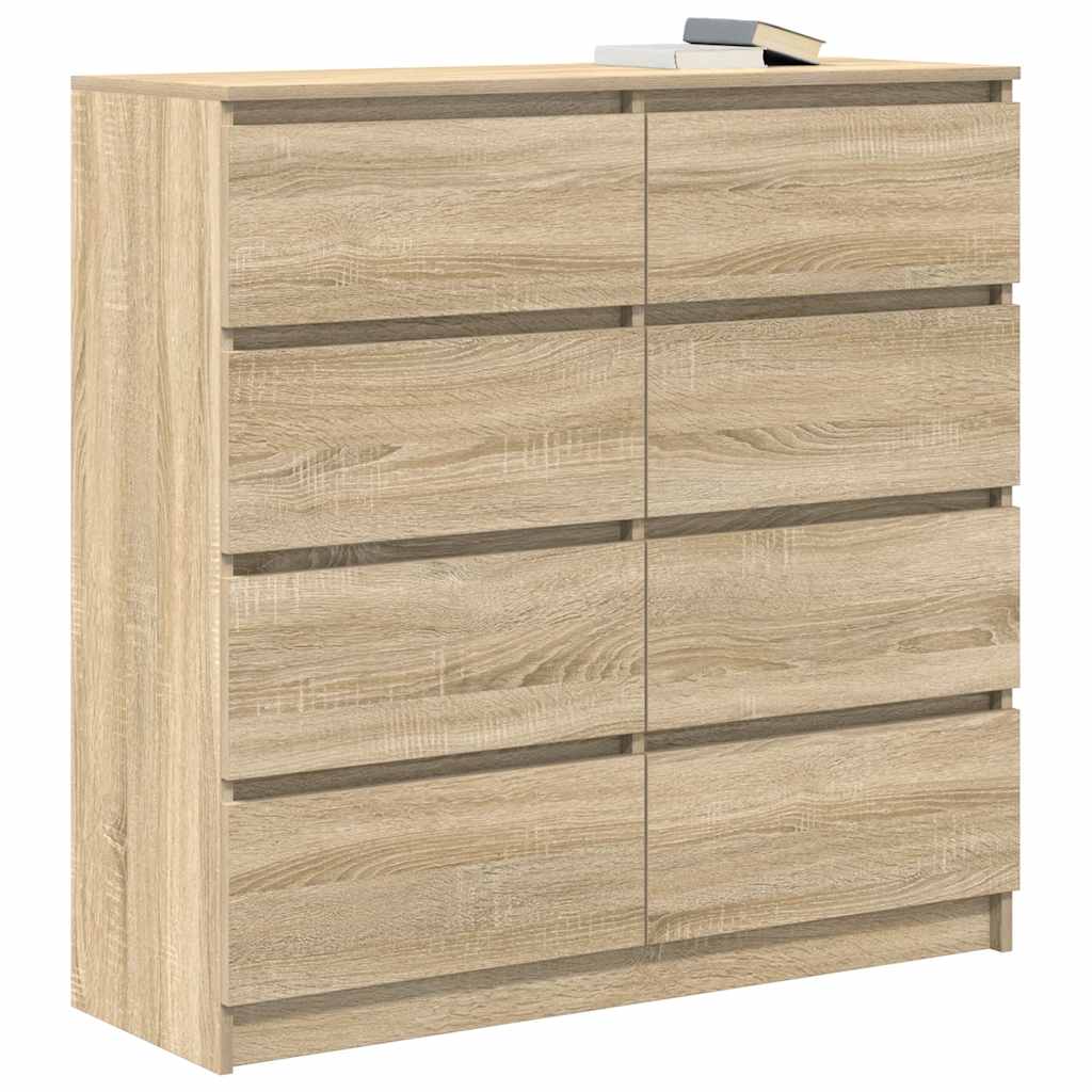 Buffet chêne sonoma 100x35x99 cm bois d'ingénierie - XIOS