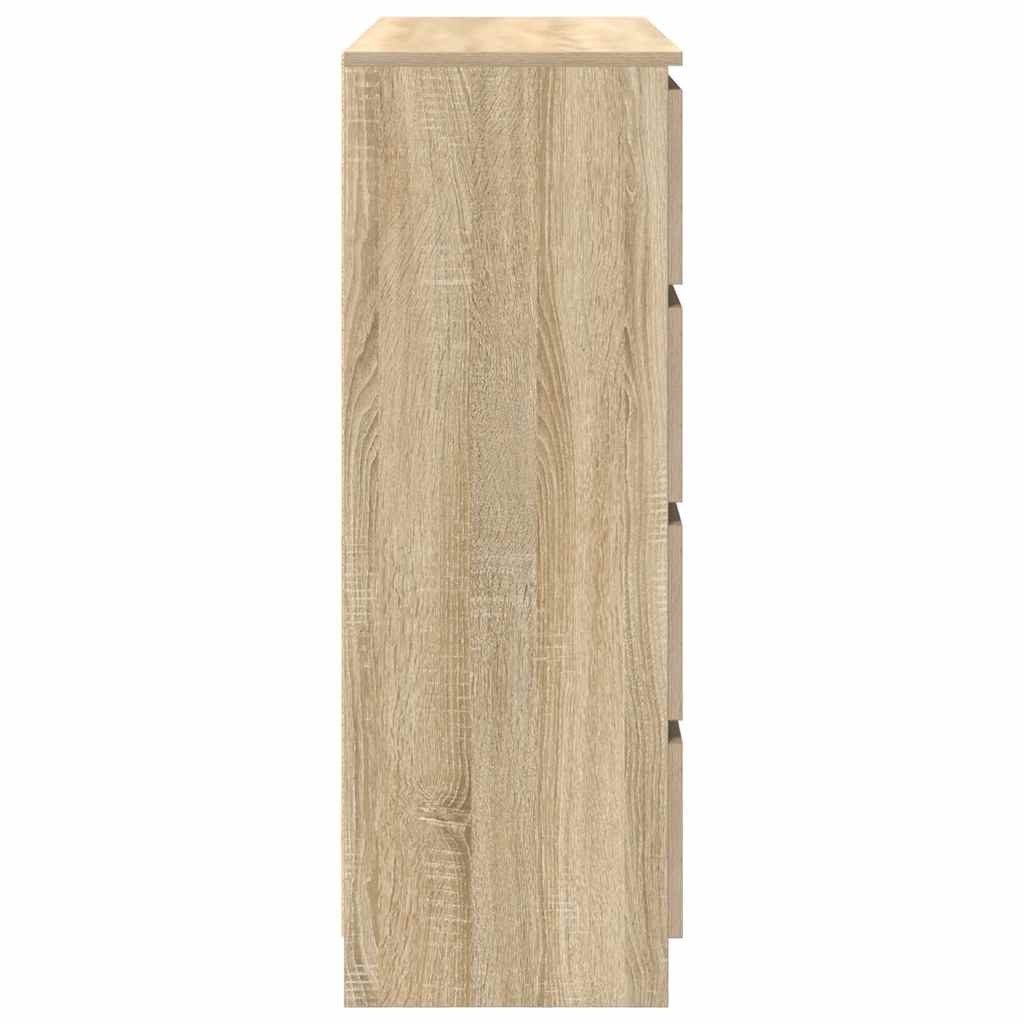 Buffet chêne sonoma 100x35x99 cm bois d'ingénierie - XIOS