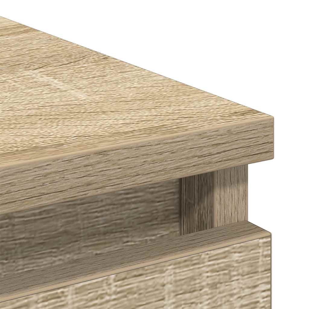 Buffet chêne sonoma 100x35x99 cm bois d'ingénierie - XIOS