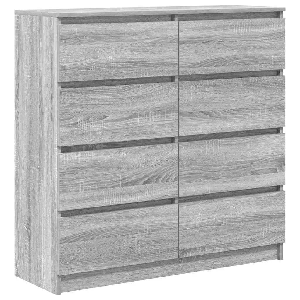 Buffet sonoma gris 100x35x99 cm bois d’ingénierie - XIOS
