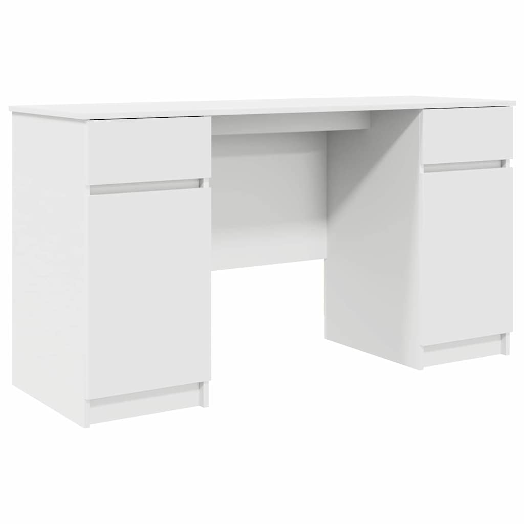 Bureau avec tiroir Blanc 140 x 49 x 76 cm Bois d'ingénierie - XIOS