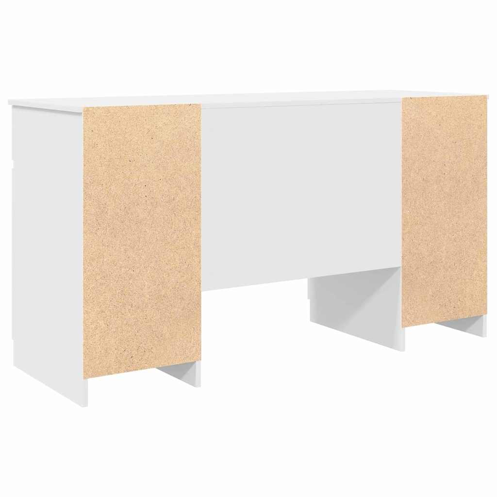Bureau avec tiroir Blanc 140 x 49 x 76 cm Bois d'ingénierie - XIOS