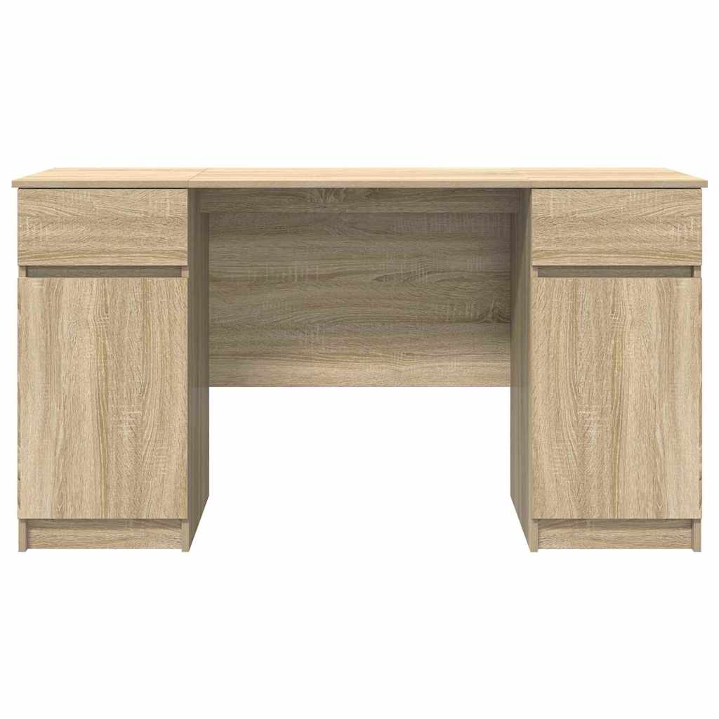 Bureau Chêne sonoma 140 x 49 x 76 cm Bois d'ingénierie - XIOS