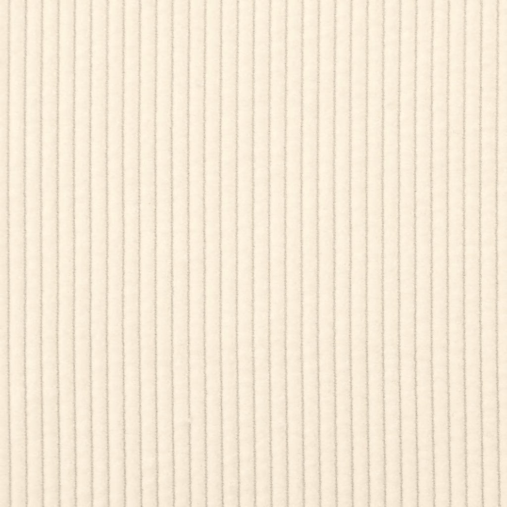 Canapé 2 places avec méridienne en L crème 125 cm lin - XIOS