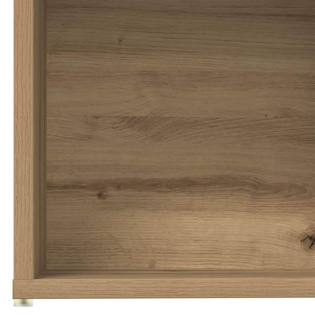 Bibliothèques 3 pcs chêne artisanal bois d'ingénierie - XIOS
