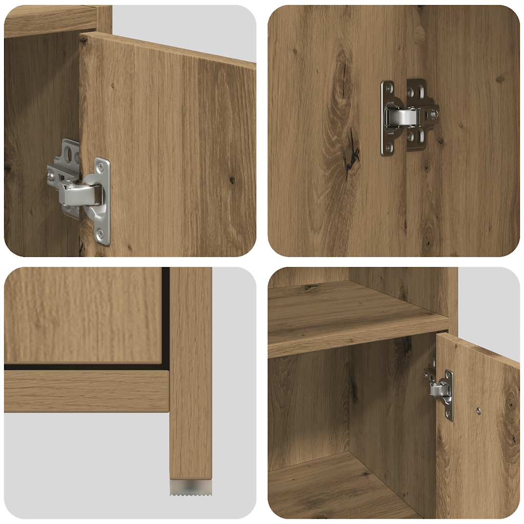 Ensemble de meubles salle de bain 4 pcs bois d'ingénierie