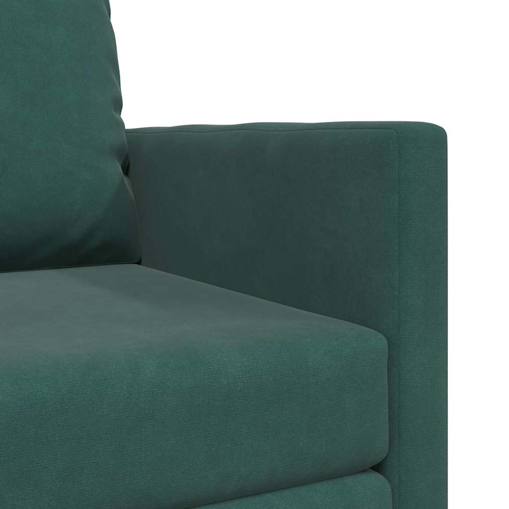 Canapé-lit avec coussin Vert foncé 74 x 77 x 81 cm Velours - XIOS