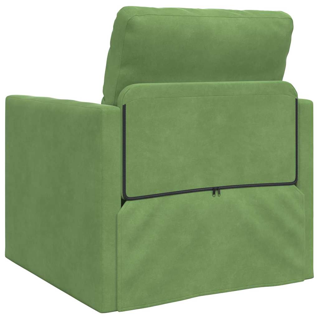 Canapé-Lit 60cm Vert clair Velours - XIOS