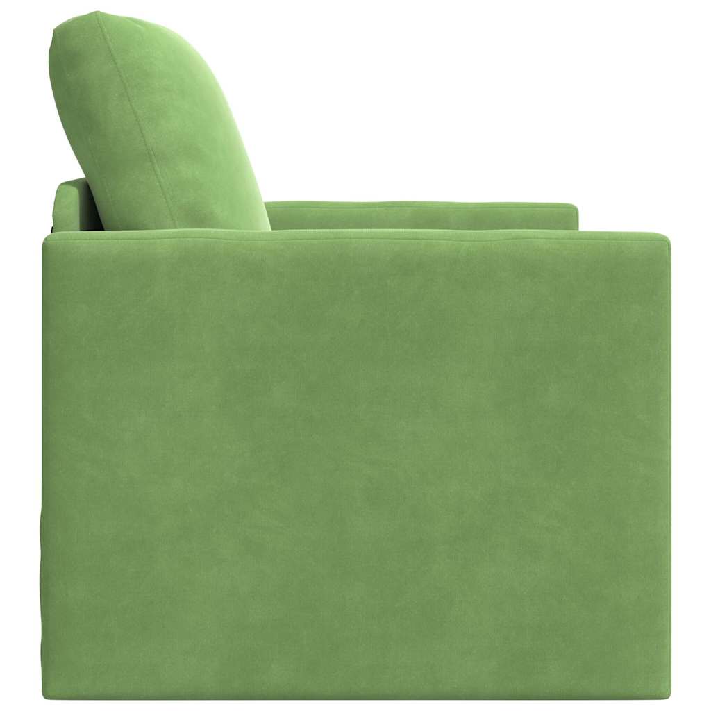 Canapé-Lit 60cm Vert clair Velours - XIOS