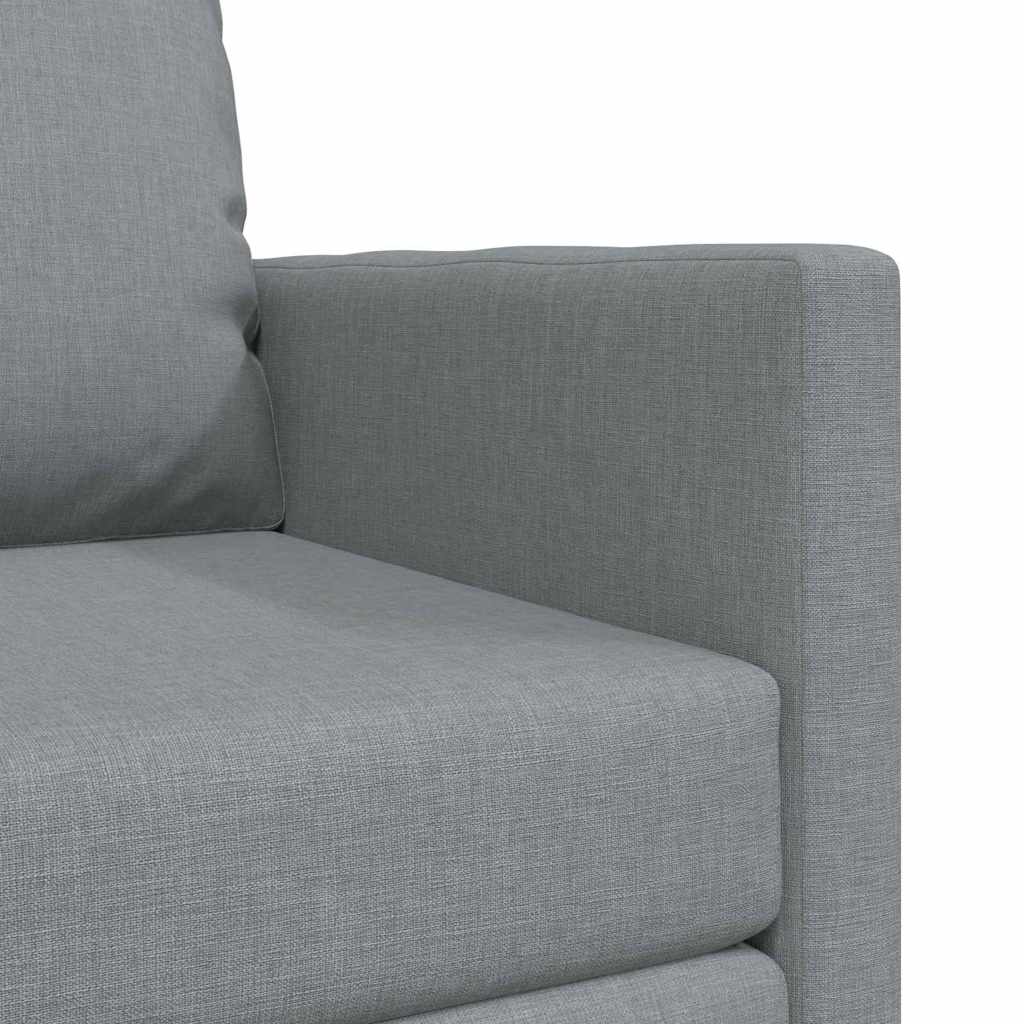 Canapé-lit avec coussin Gris clair 74 x 77 x 81 cm tissu - XIOS