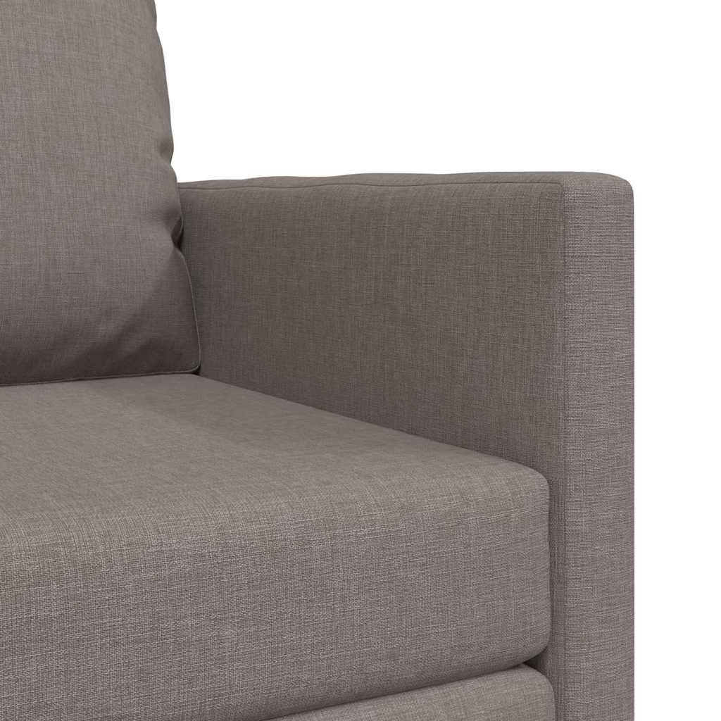 Canapé-lit avec coussin Taupe 74 x 77 x 81 cm tissu - XIOS