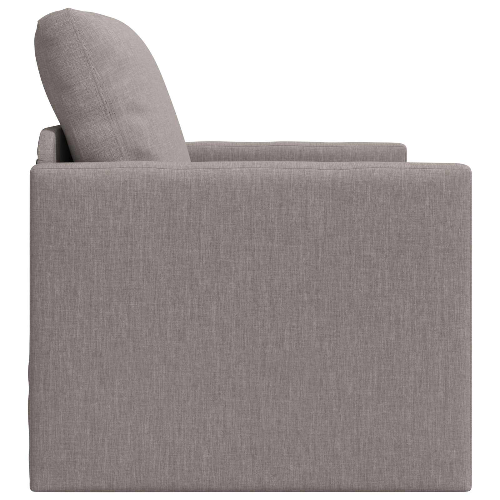 Canapé-Lit Taupe 74 x 77 x 81 cm tissu