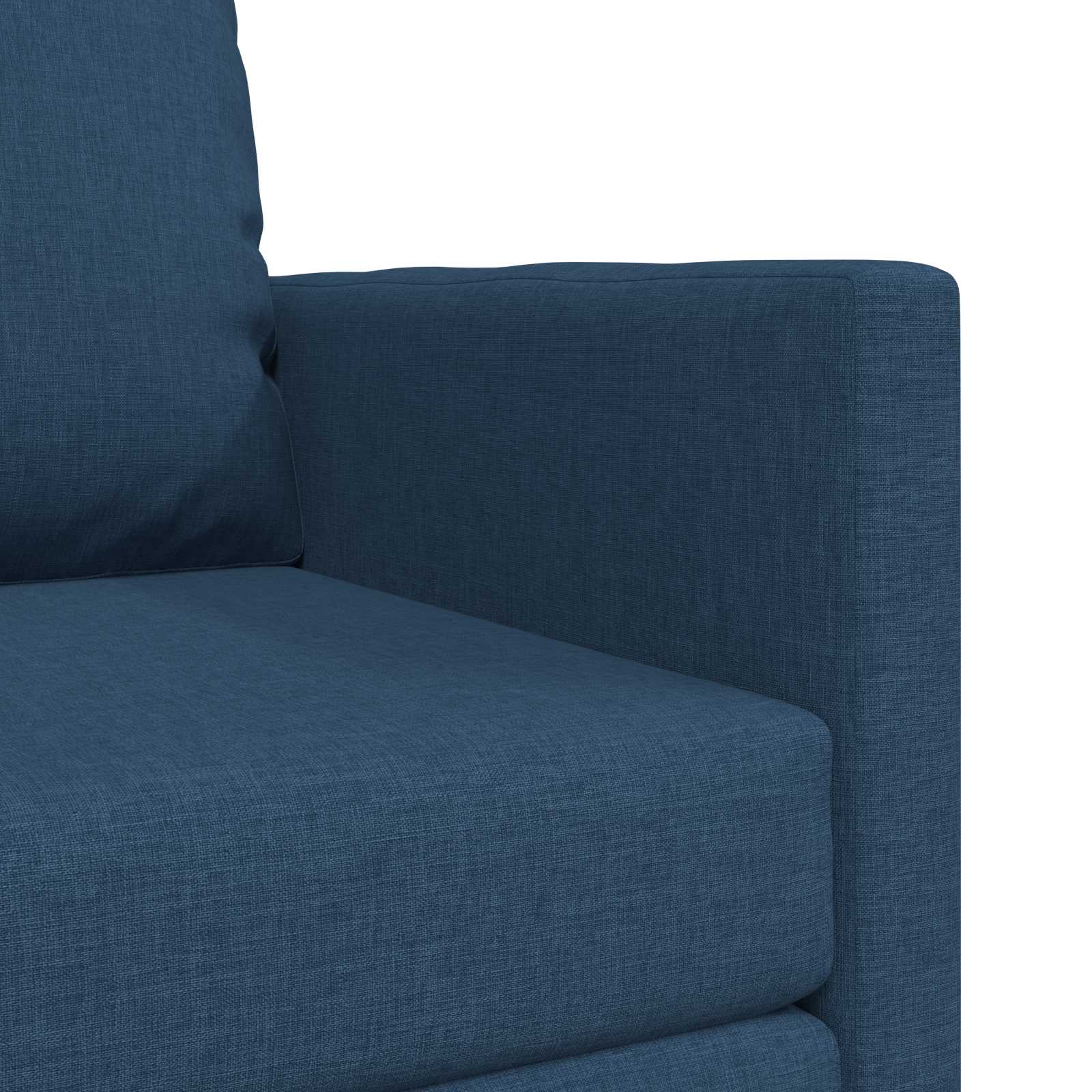 Canapé-Lit Bleu 74 x 77 x 81 cm tissu