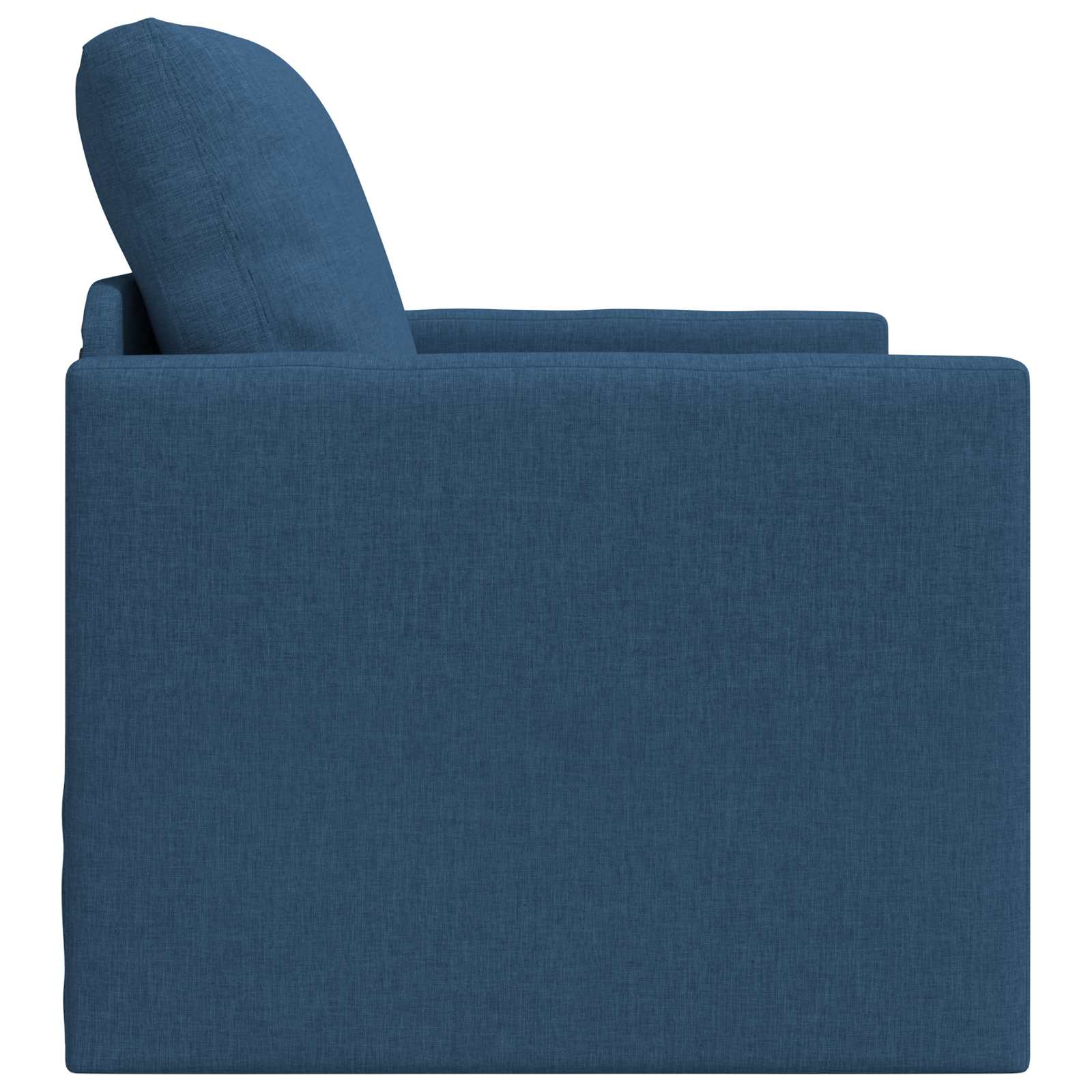 Canapé-Lit Bleu 74 x 77 x 81 cm tissu