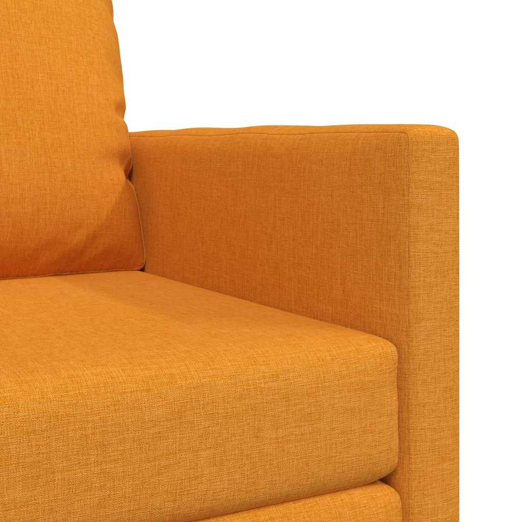 Canapé-lit avec coussin Jaune foncé 74 x 77 x 81 cm tissu - XIOS