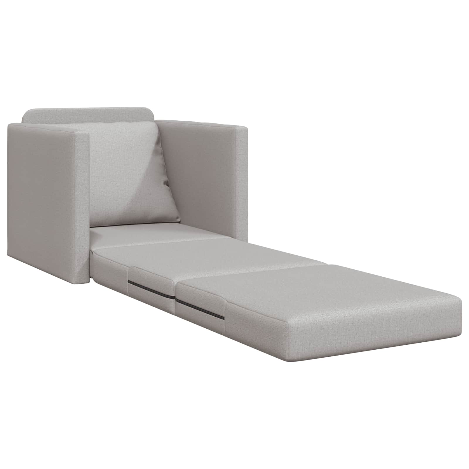 Canapé-Lit Gris nuage 74 x 77 x 81 cm Velours - XIOS