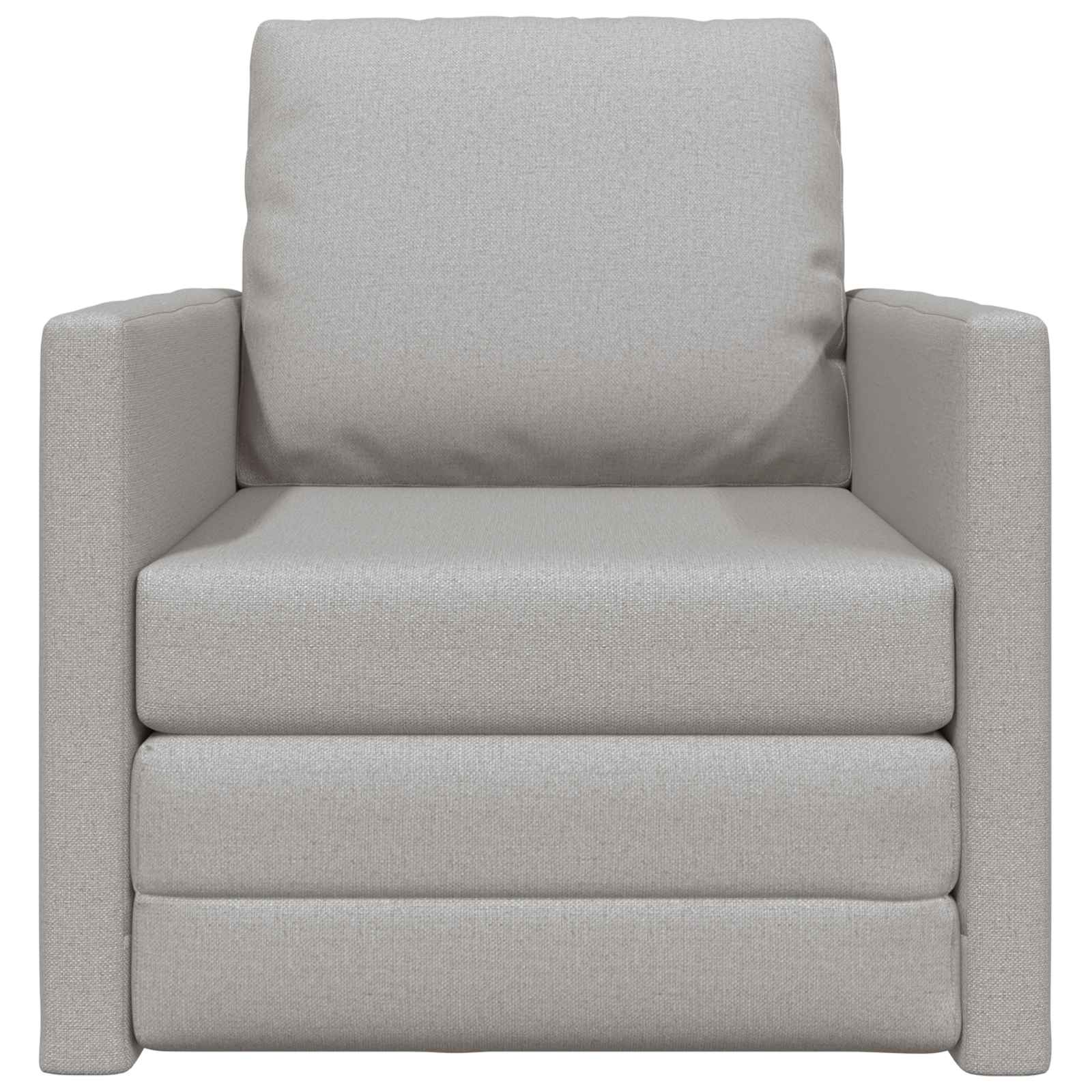 Canapé-Lit Gris nuage 74 x 77 x 81 cm Velours - XIOS