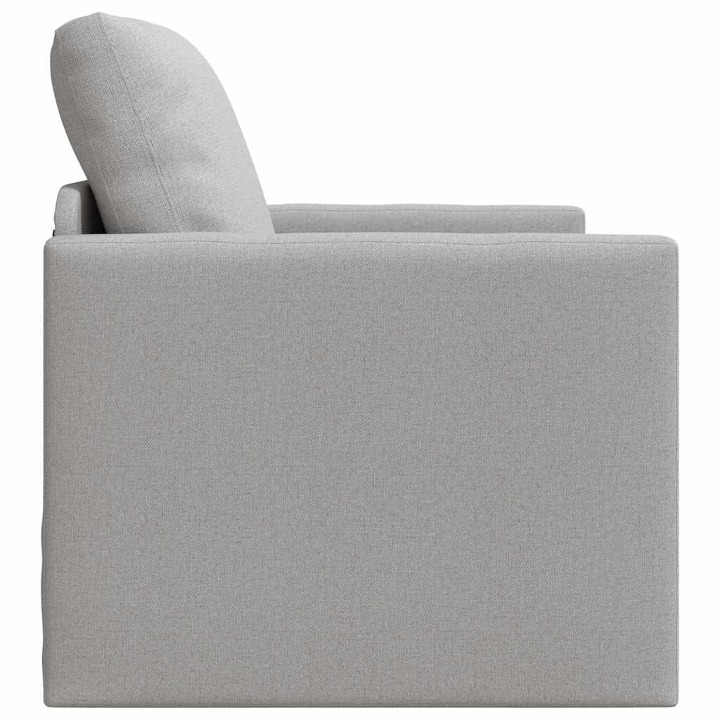 Canapé-lit avec coussin Gris nuage 74 x 77 x 81 cm tissu - XIOS
