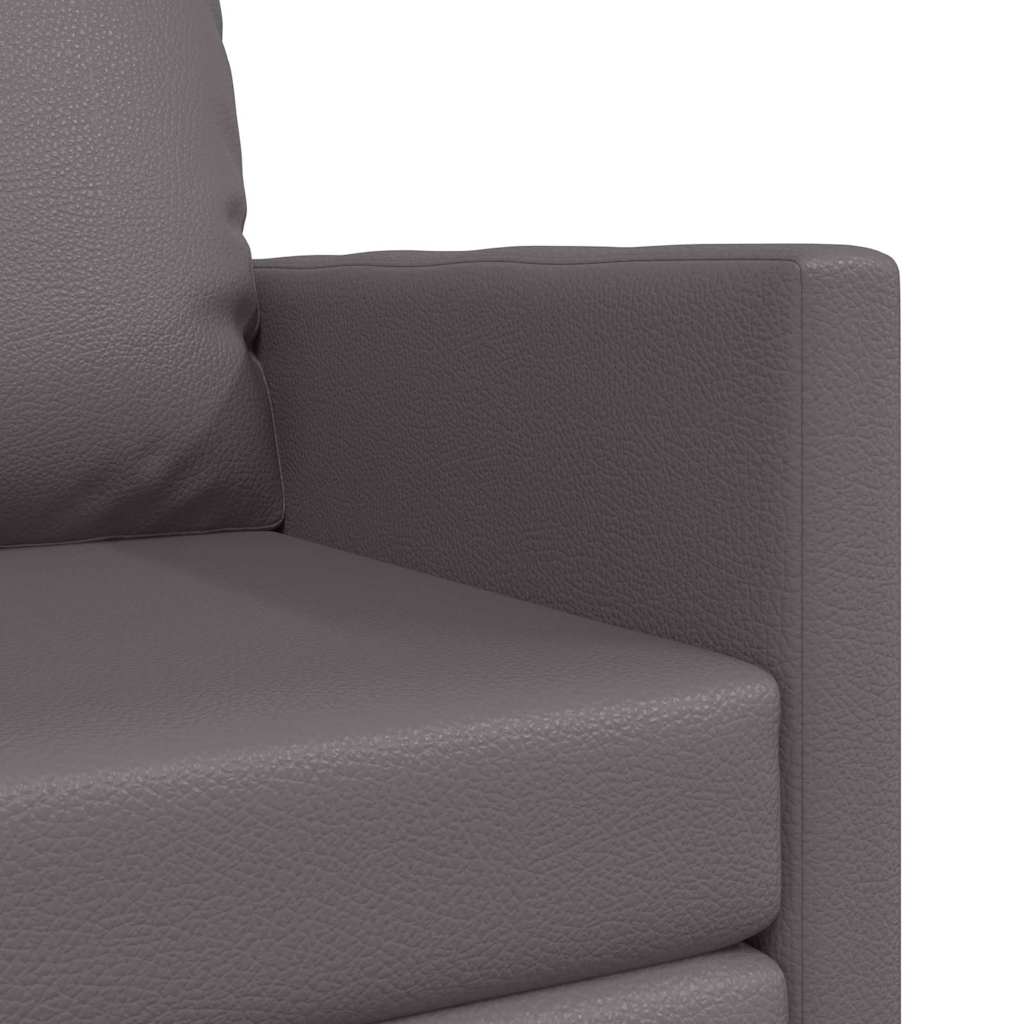 Sofa Lit de Sol avec coussin Gris 74 x 77 x 81 cm Faux cuir - XIOS