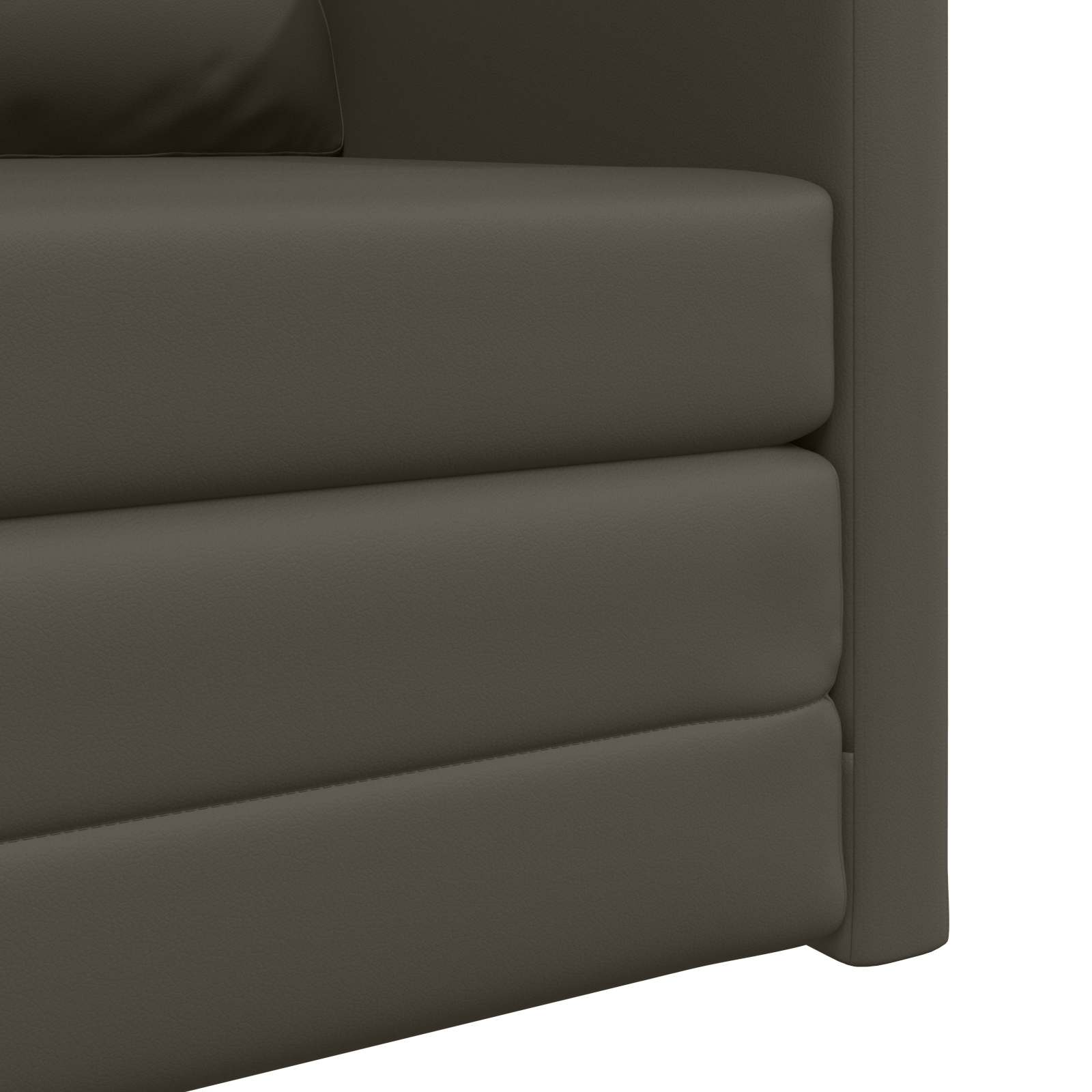 Canapé-Lit 60cm Gris Simili cuir - XIOS