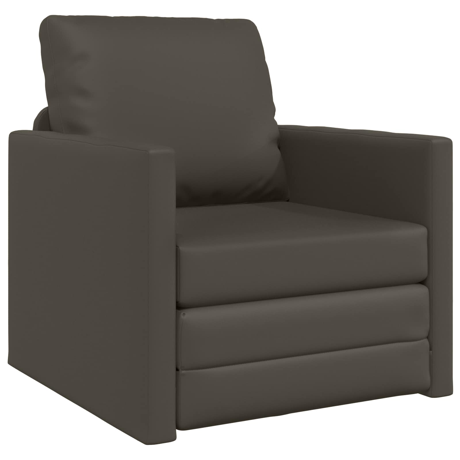 Canapé-Lit 60cm Gris Simili cuir - XIOS
