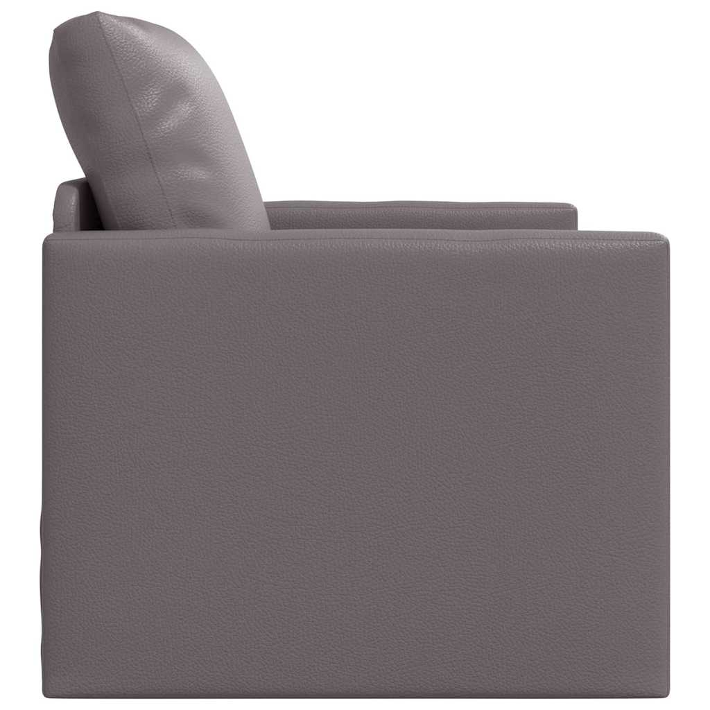 Sofa Lit de Sol avec coussin Gris 74 x 77 x 81 cm Faux cuir - XIOS