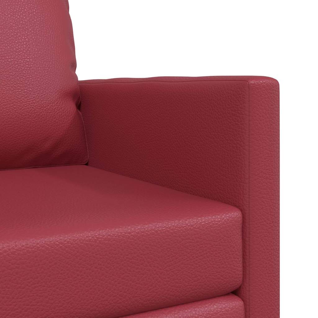 Sofa Lit de Sol Rouge bordeaux 74 x 77 x 81 cm Faux cuir - XIOS