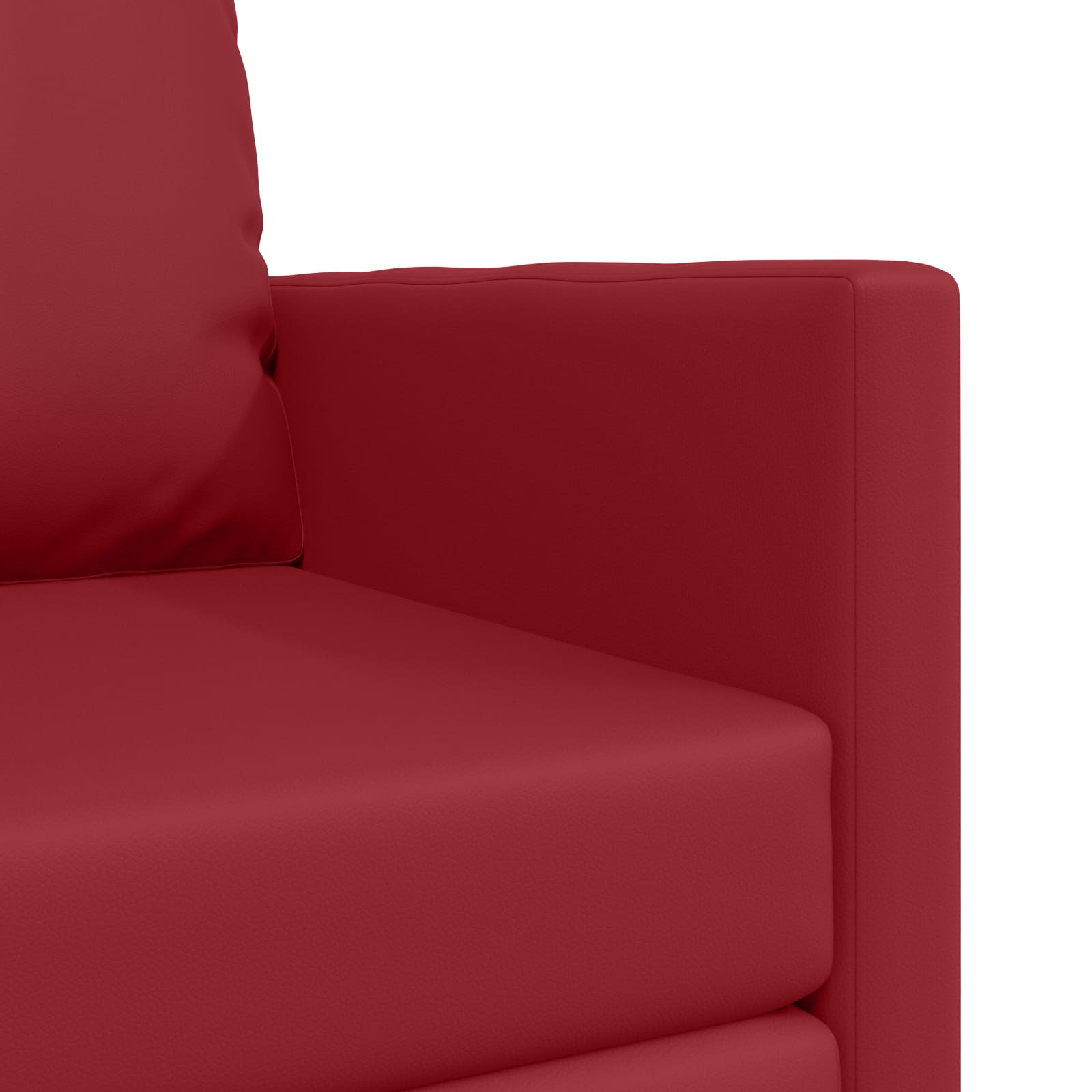Canapé-Lit 60cm Bordeaux Simili cuir - XIOS
