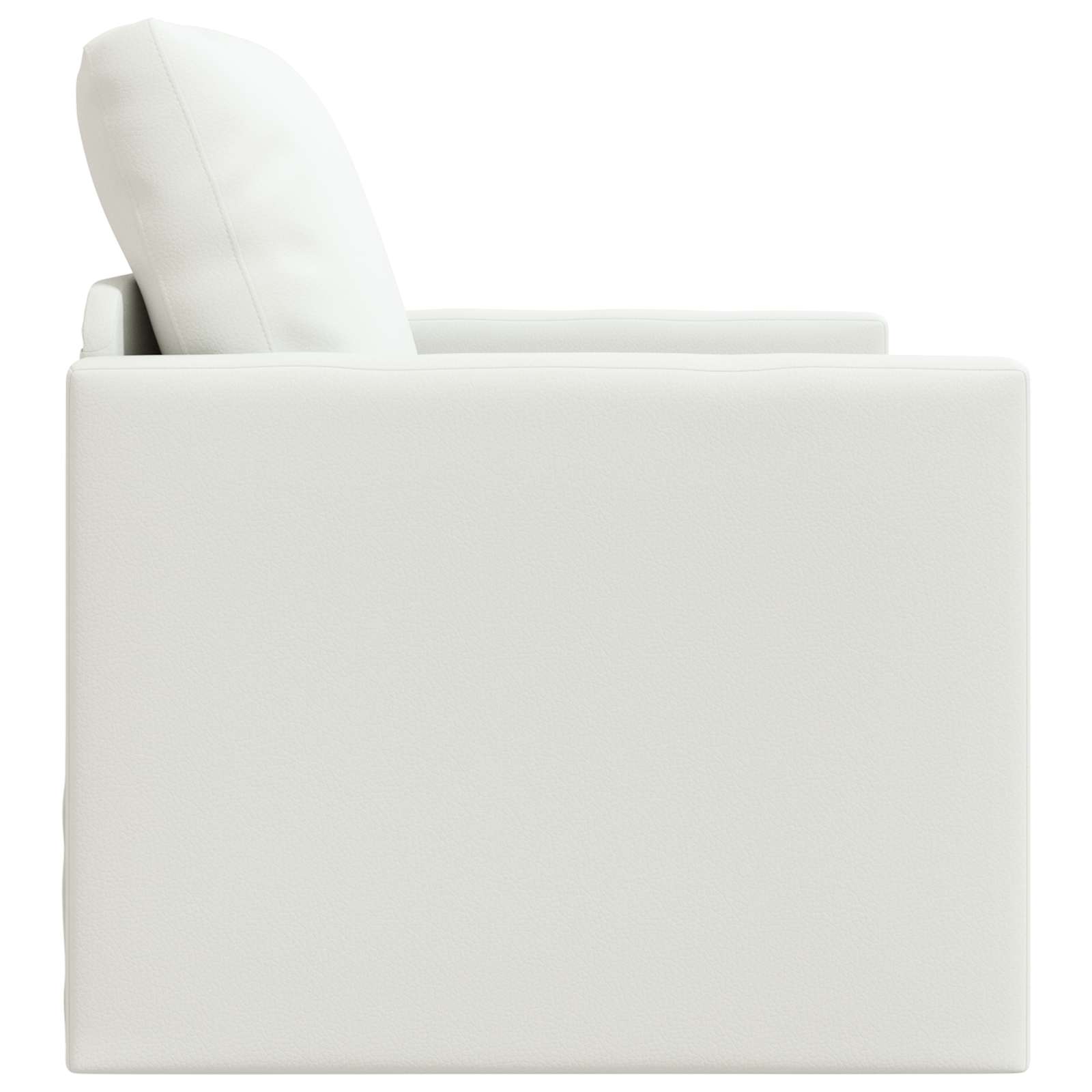 Canapé-Lit Blanc 74 x 77 x 81 cm Simili cuir