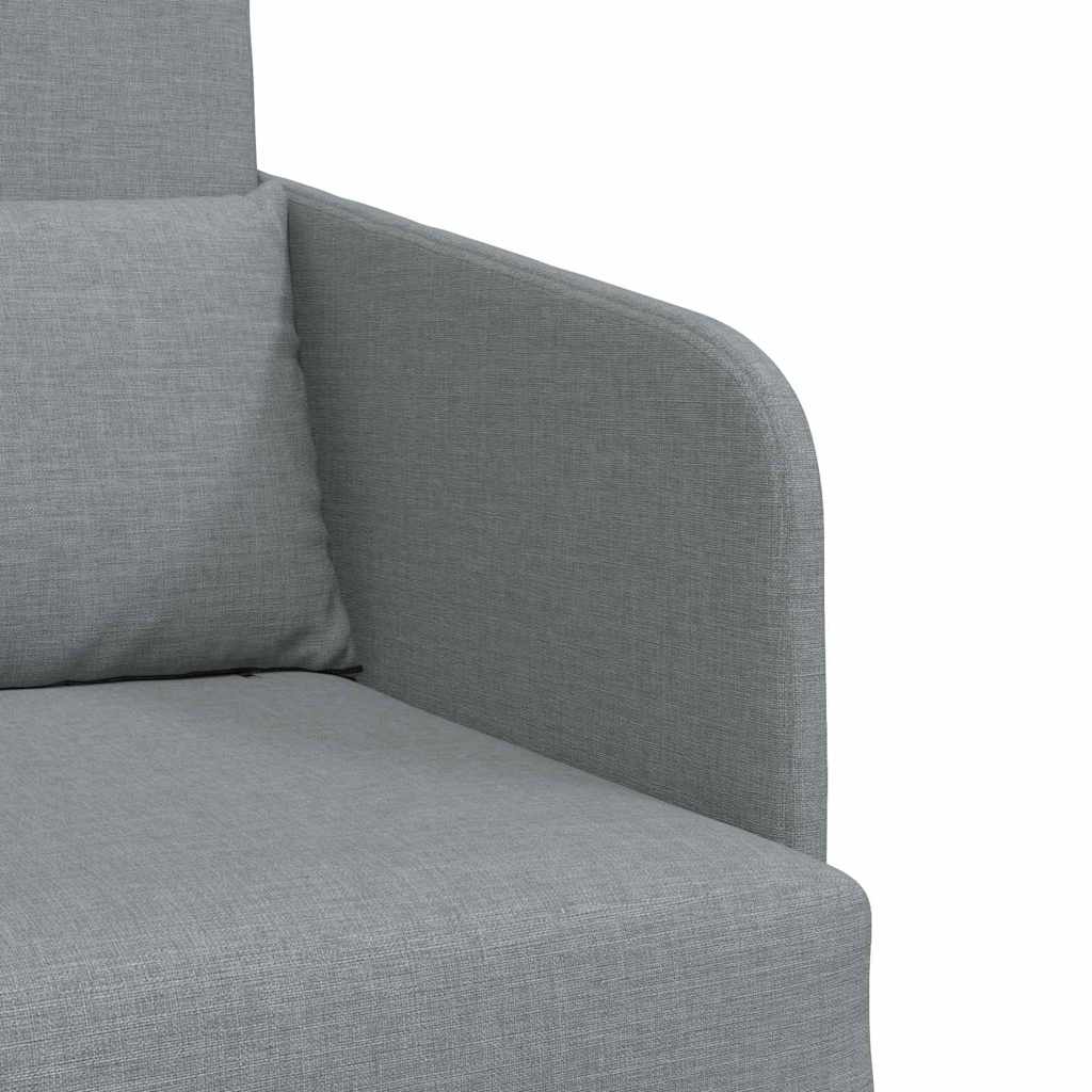 Canapé-Lit Gris clair 65 x 80 x 83 cm tissu - XIOS