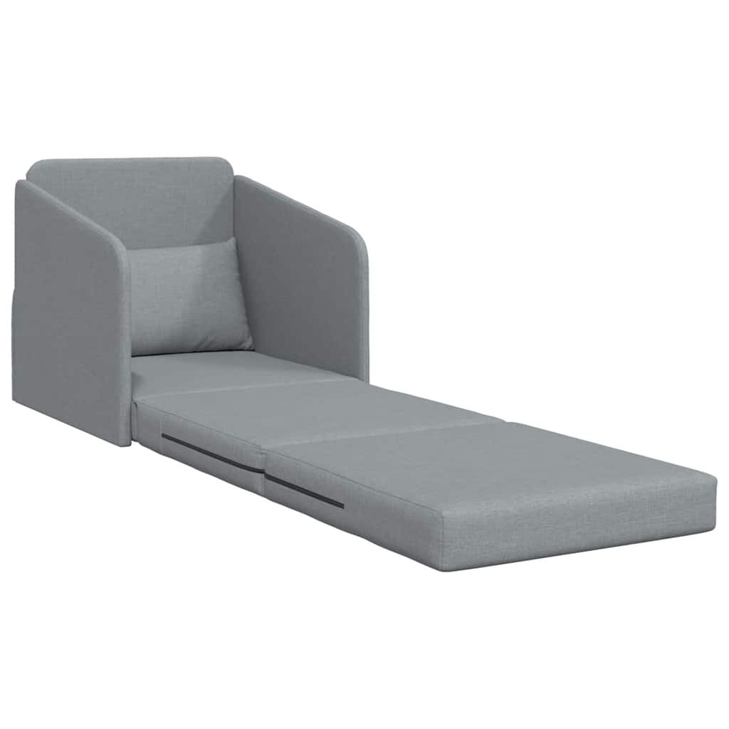 Canapé-Lit Gris clair 65 x 80 x 83 cm tissu - XIOS