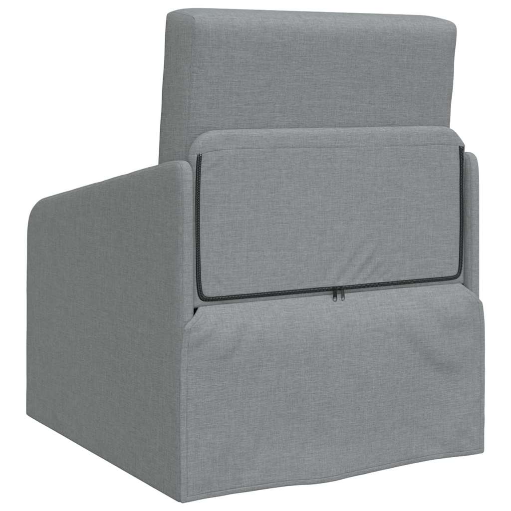 Canapé-Lit Gris clair 65 x 80 x 83 cm tissu - XIOS