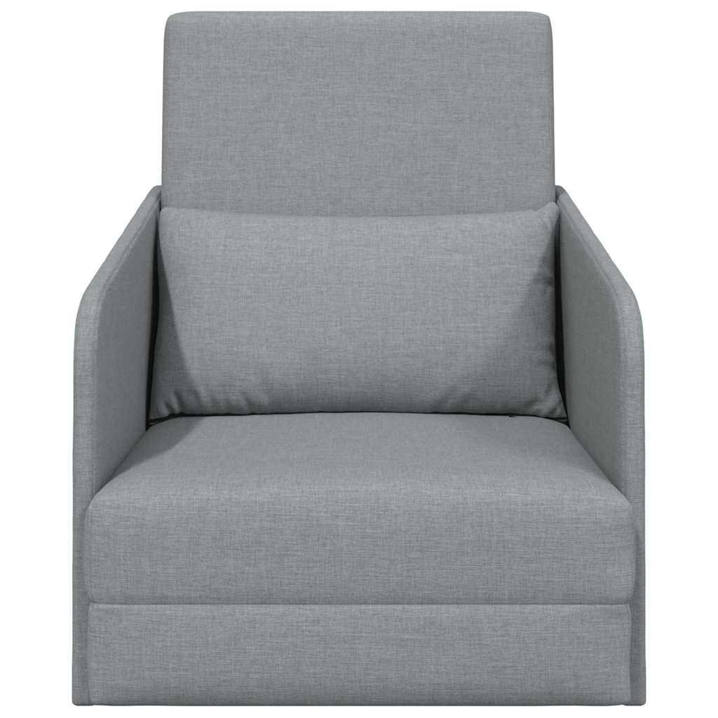 Canapé-Lit Gris clair 65 x 80 x 83 cm tissu - XIOS