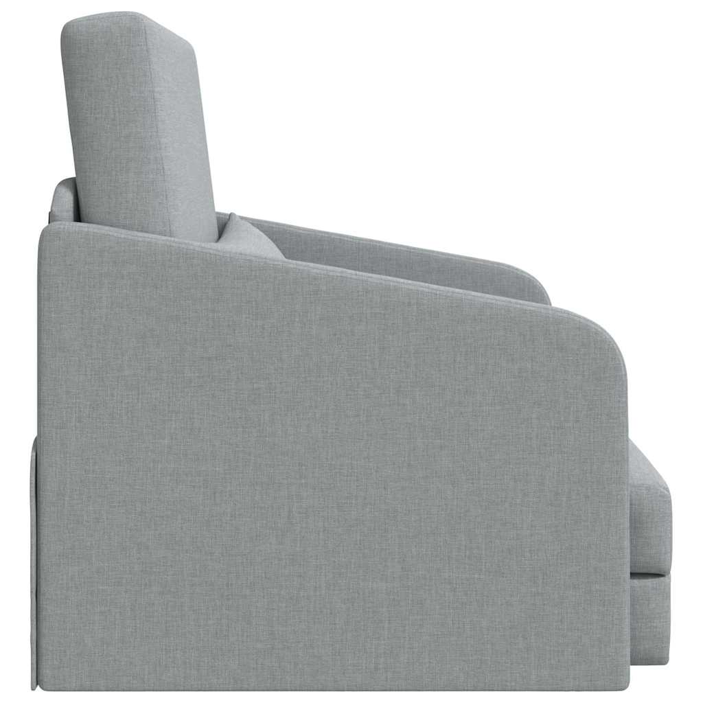 Canapé-Lit Gris clair 65 x 80 x 83 cm tissu - XIOS