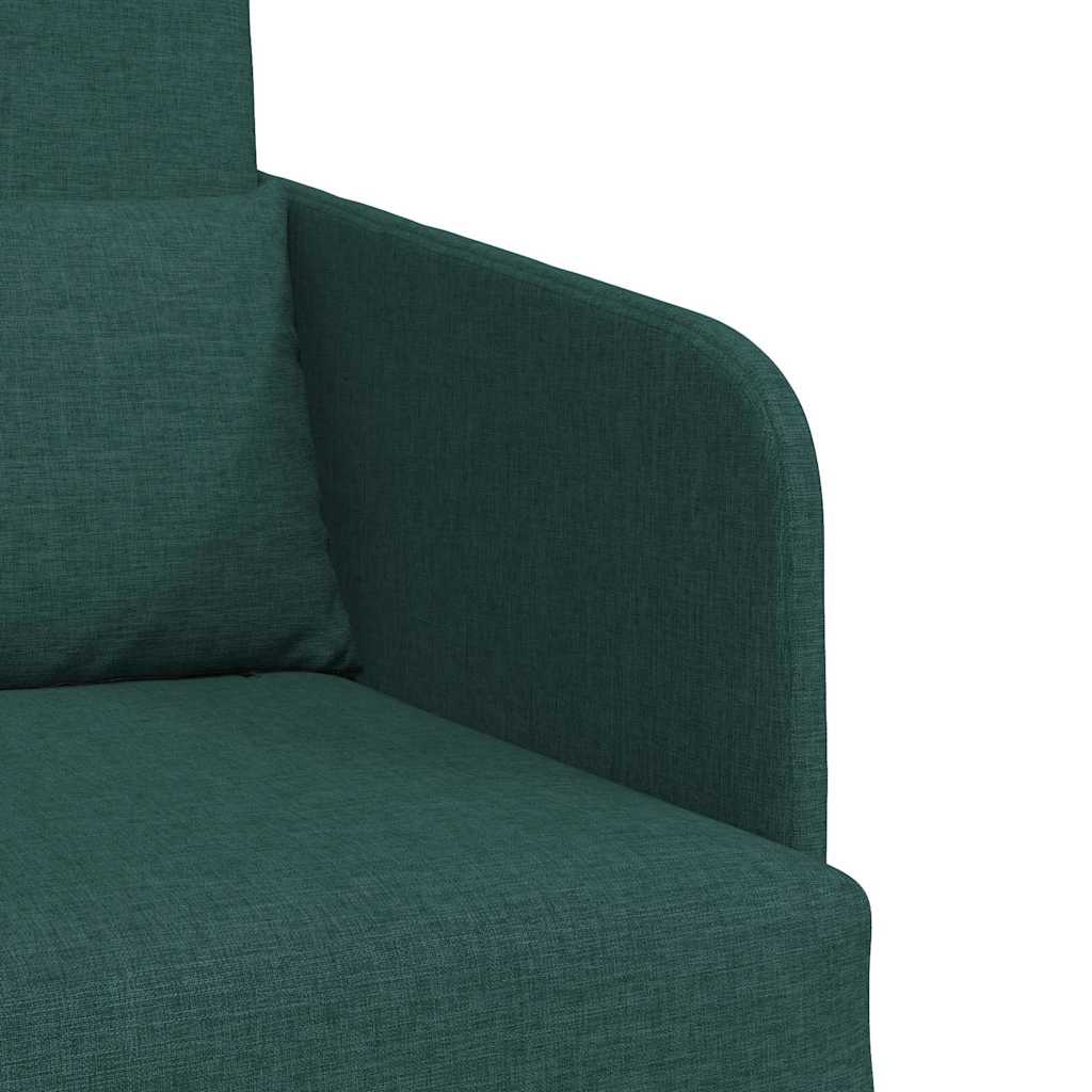 Canapé-Lit Vert foncé 65 x 80 x 83 cm tissu - XIOS