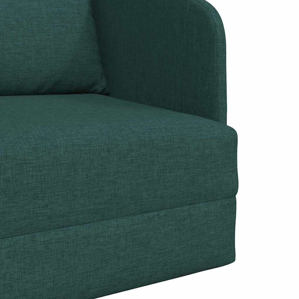 Canapé-Lit Vert foncé 65 x 80 x 83 cm tissu - XIOS