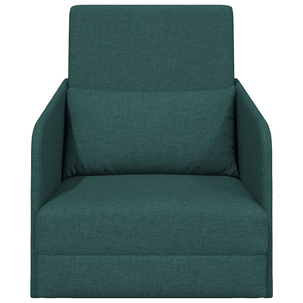 Canapé-Lit Vert foncé 65 x 80 x 83 cm tissu - XIOS
