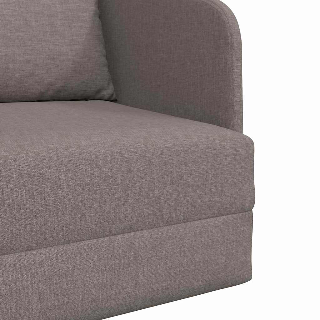 Canapé-Lit Taupe 65 x 80 x 83 cm tissu - XIOS