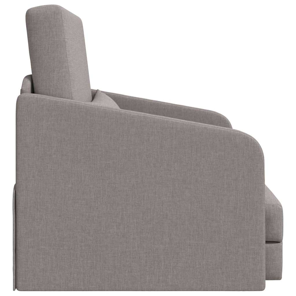Canapé-Lit Taupe 65 x 80 x 83 cm tissu - XIOS