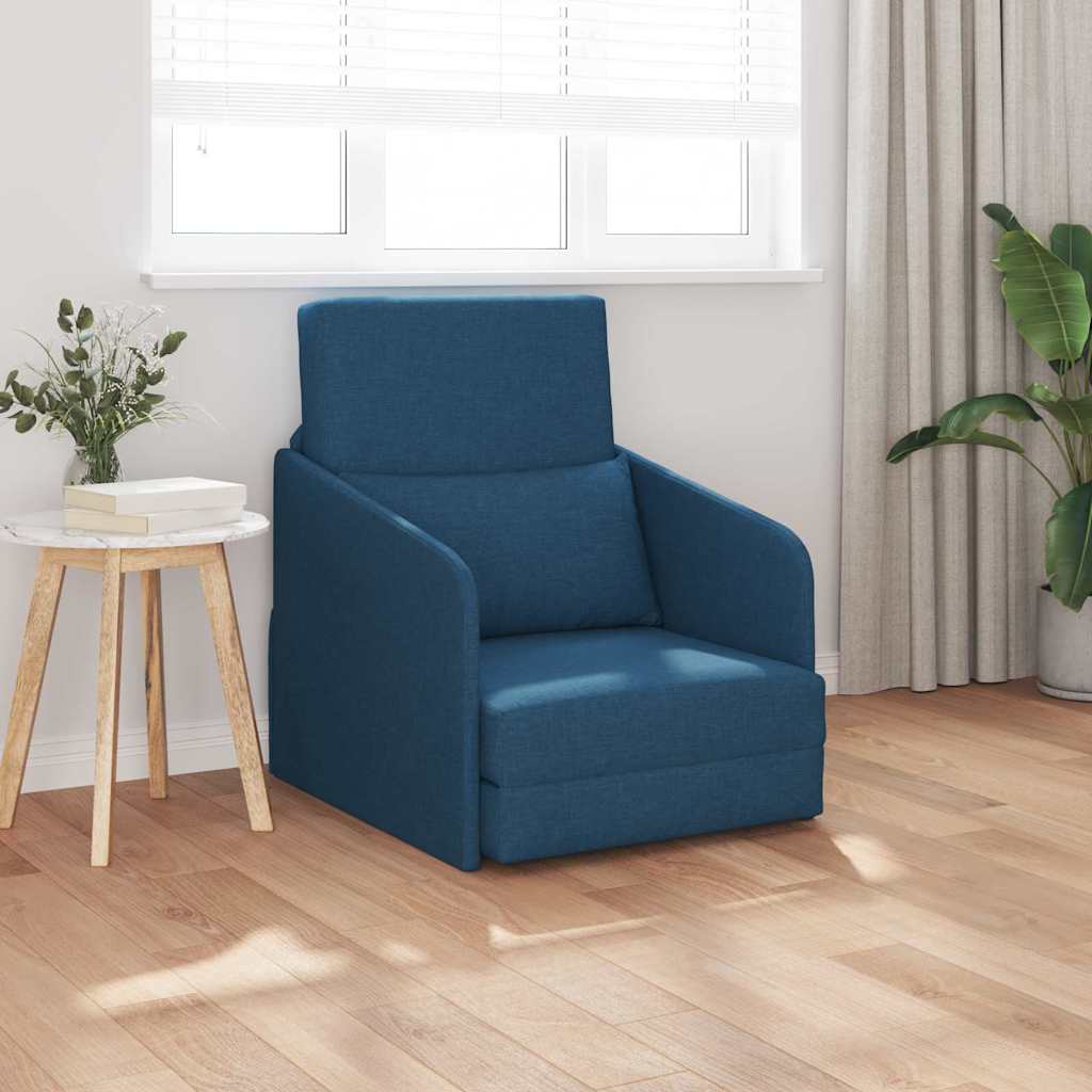 Canapé-Lit Bleu 65 x 80 x 83 cm tissu - XIOS