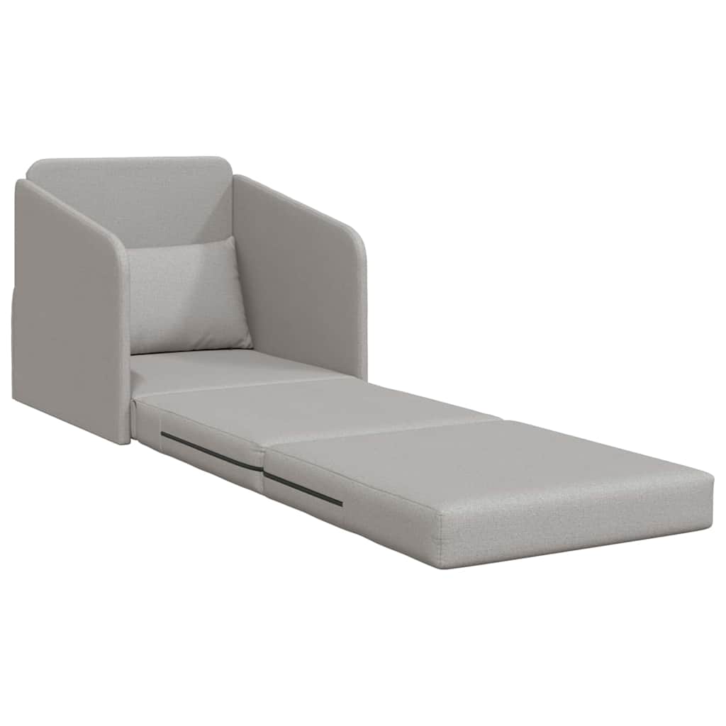 Canapé-Lit Gris nuage 65 x 80 x 83 cm tissu - XIOS
