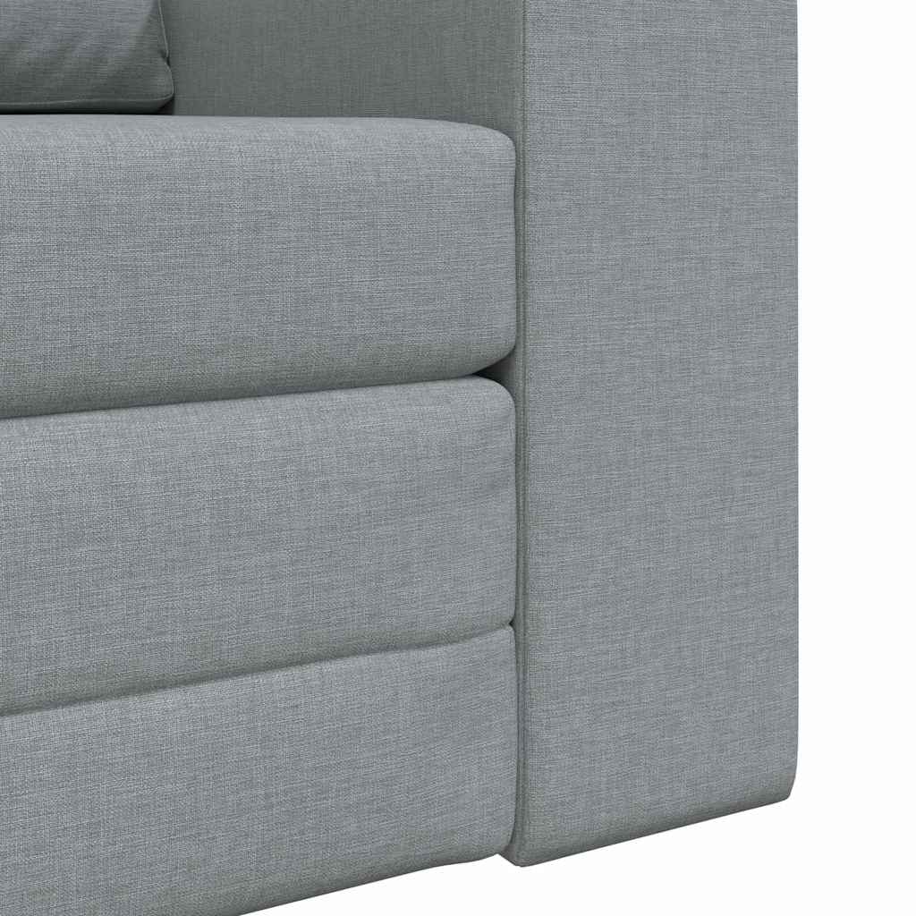 Canapé-Lit Gris clair 98 x 71 x 83 cm tissu - XIOS