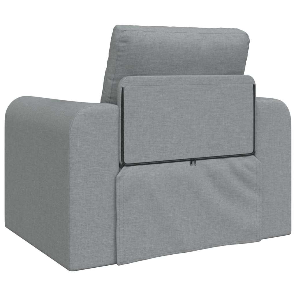 Canapé-Lit Gris clair 98 x 71 x 83 cm tissu - XIOS